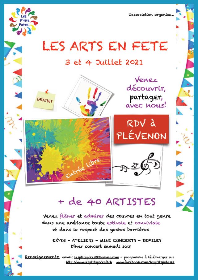 affiche les arts en fete